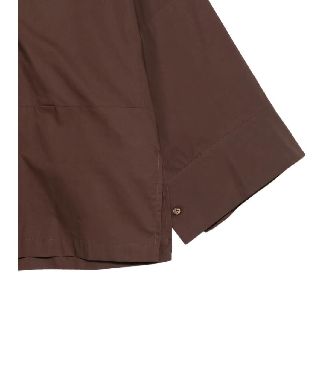 THELATEST Коричневая хлопковая блузы, фото 3