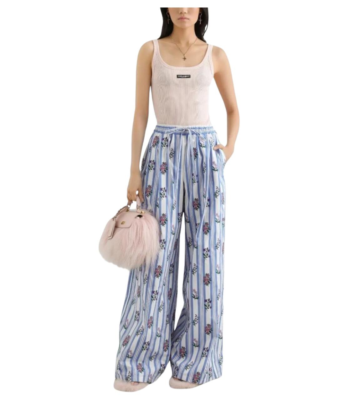 DOLCE&GABBANA Розовая хлопковая майка, фото 2