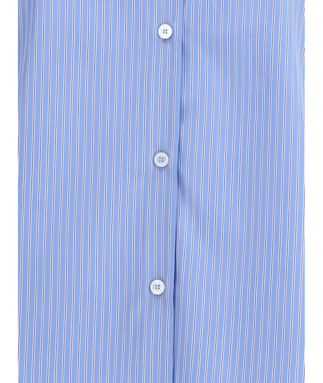 VALENTINO Голубая хлопковая рубашка, фото 3