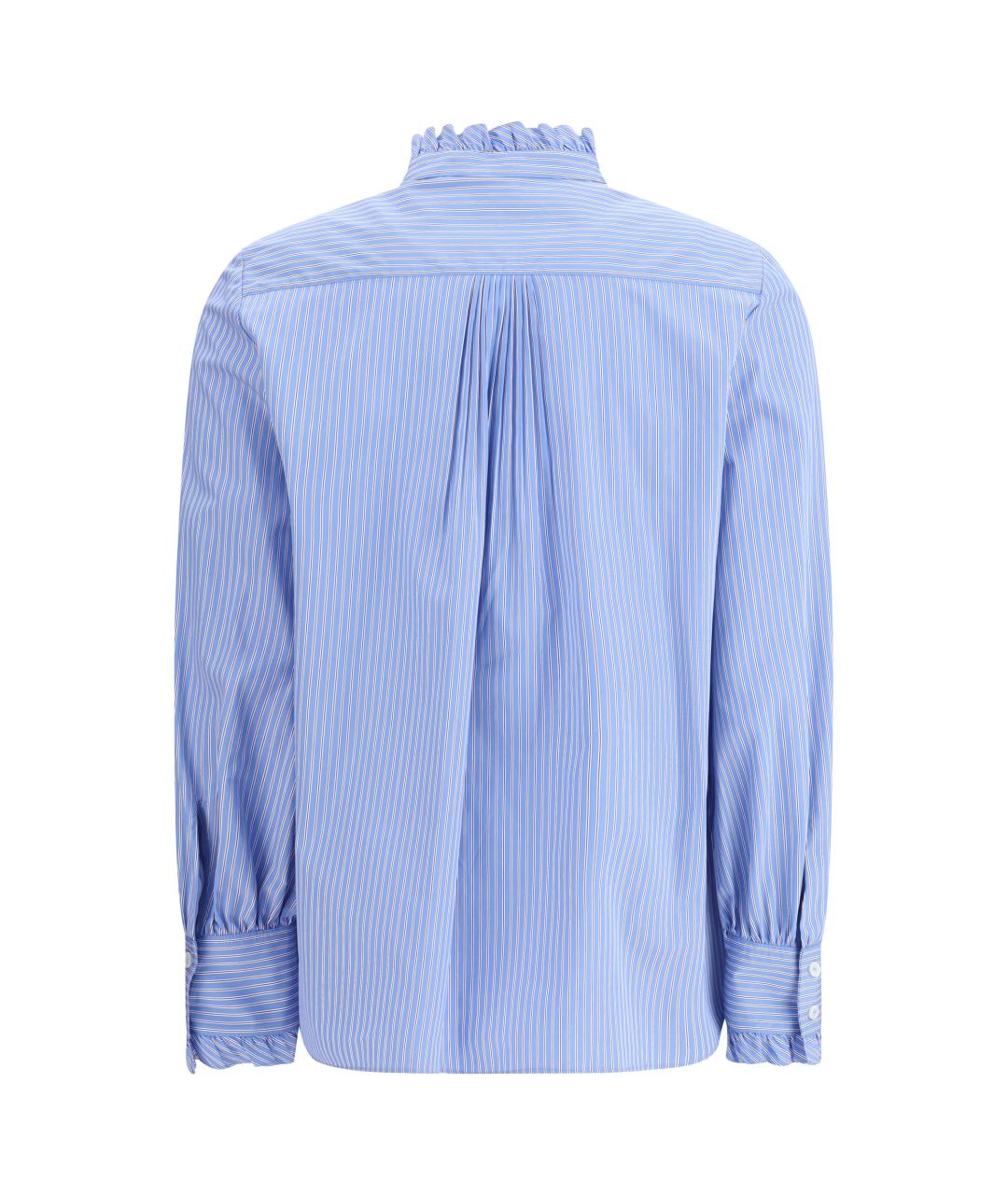 VALENTINO Голубая хлопковая рубашка, фото 2