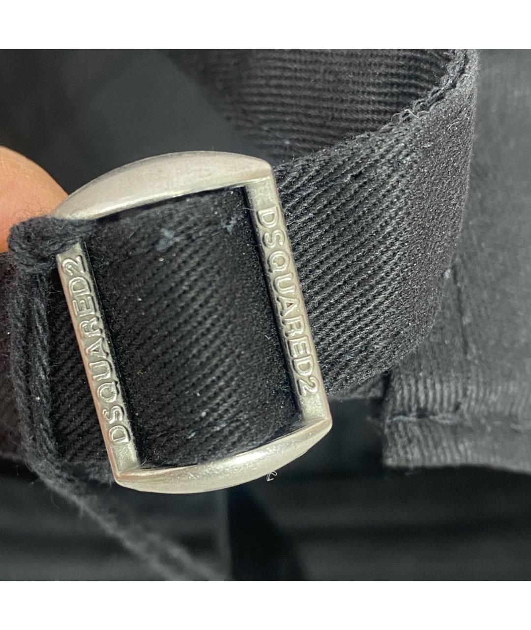 DSQUARED2 Черная хлопковая кепка/бейсболка, фото 4