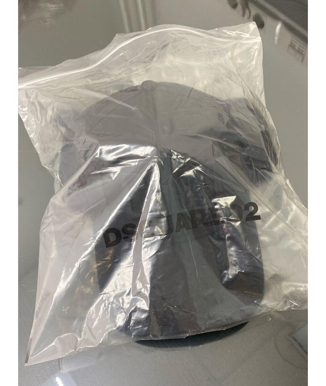 DSQUARED2 Черная хлопковая кепка/бейсболка, фото 7