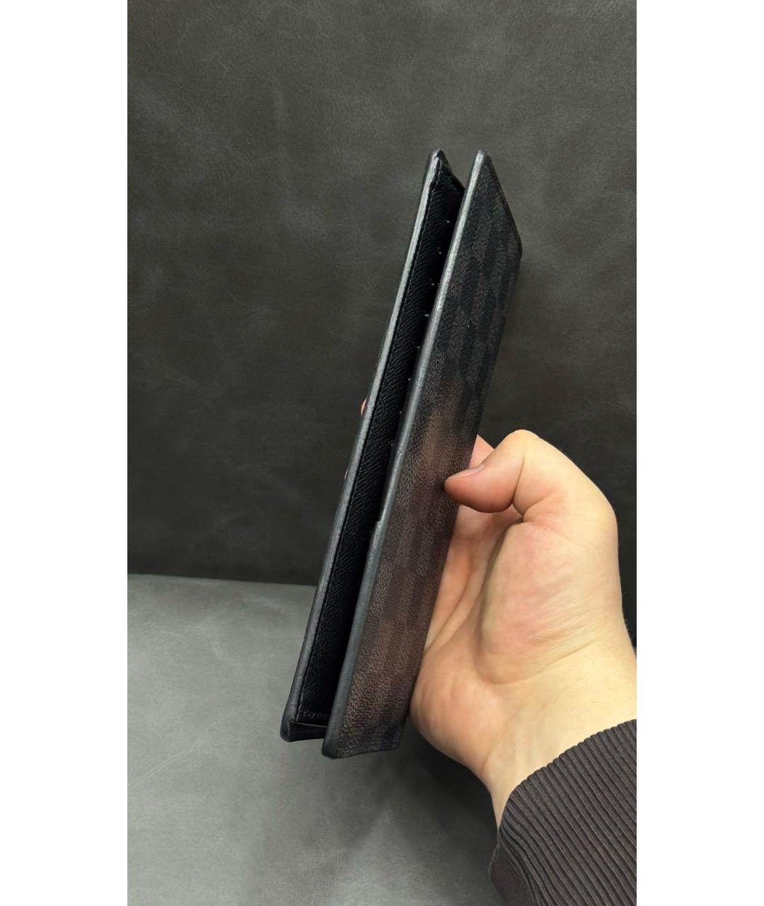 LOUIS VUITTON Антрацитовый кошелек, фото 5