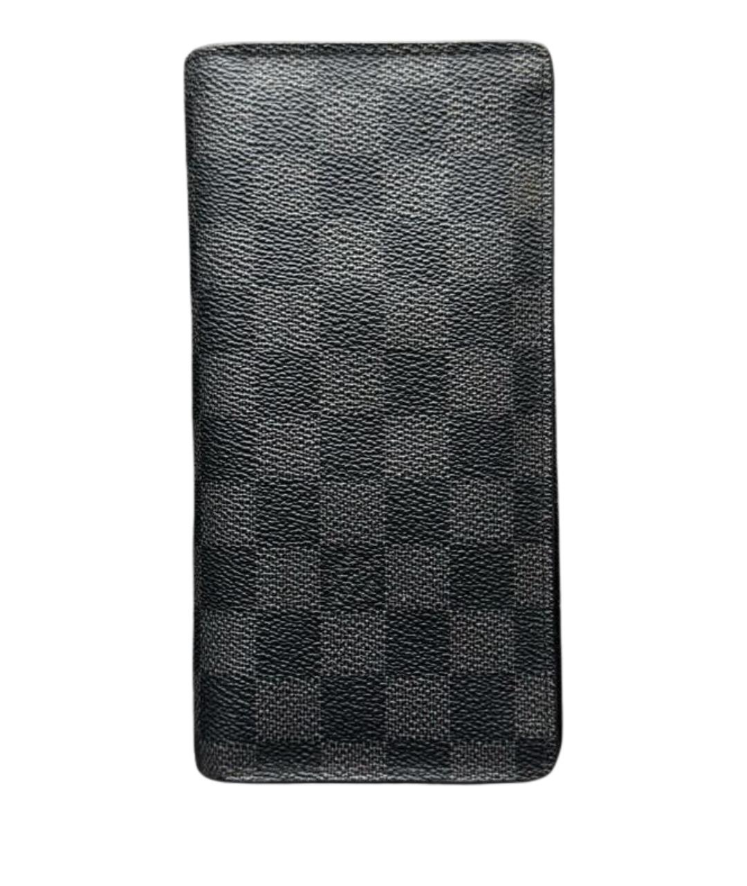 LOUIS VUITTON Антрацитовый кошелек, фото 1