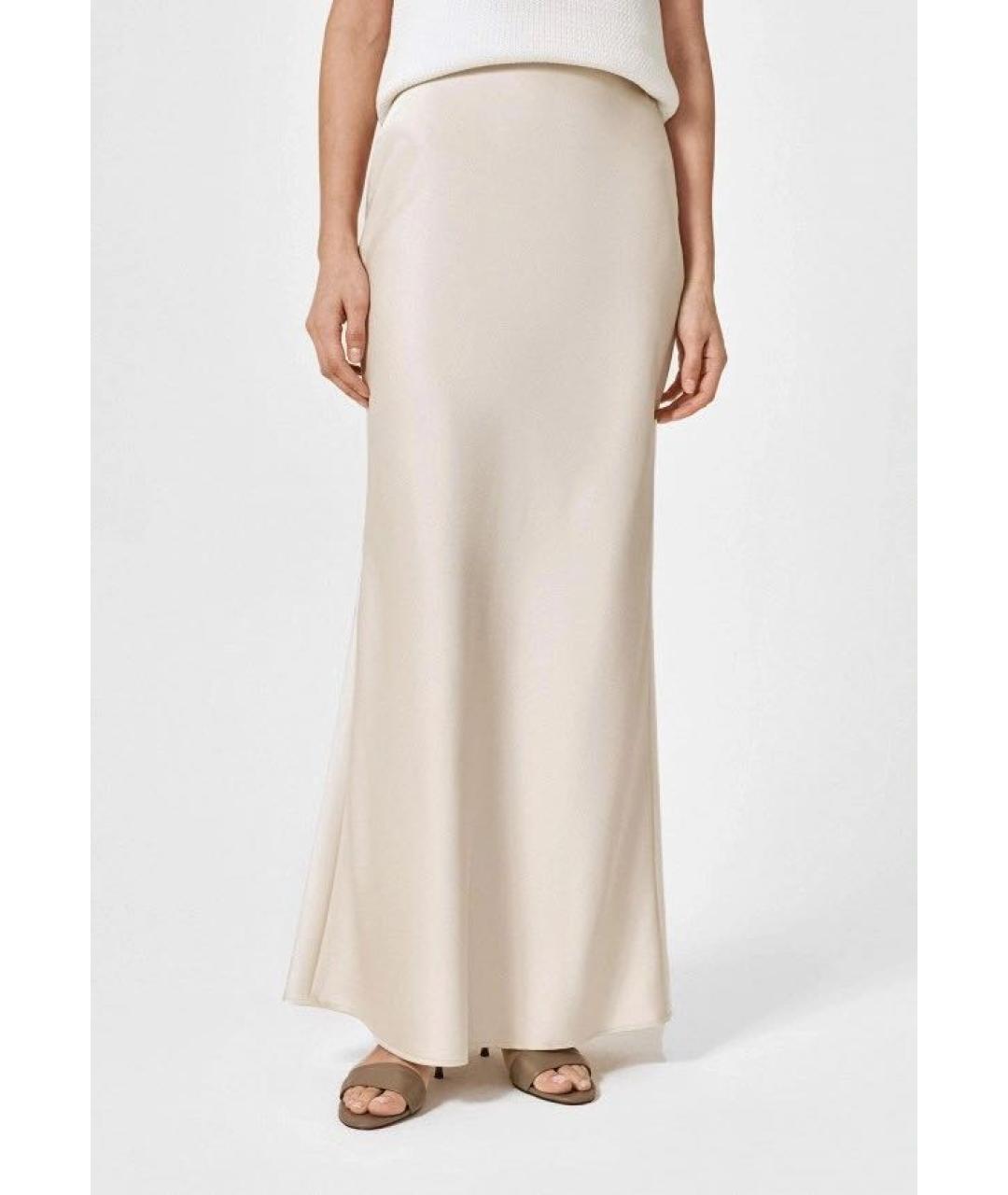 REPRESENT Бежевая вискозная юбка миди, фото 4