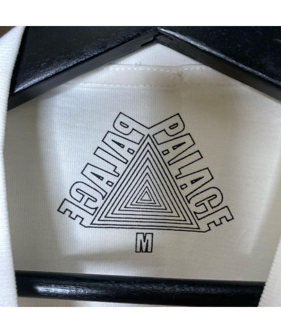 PALACE Белая хлопковая футболка, фото 5