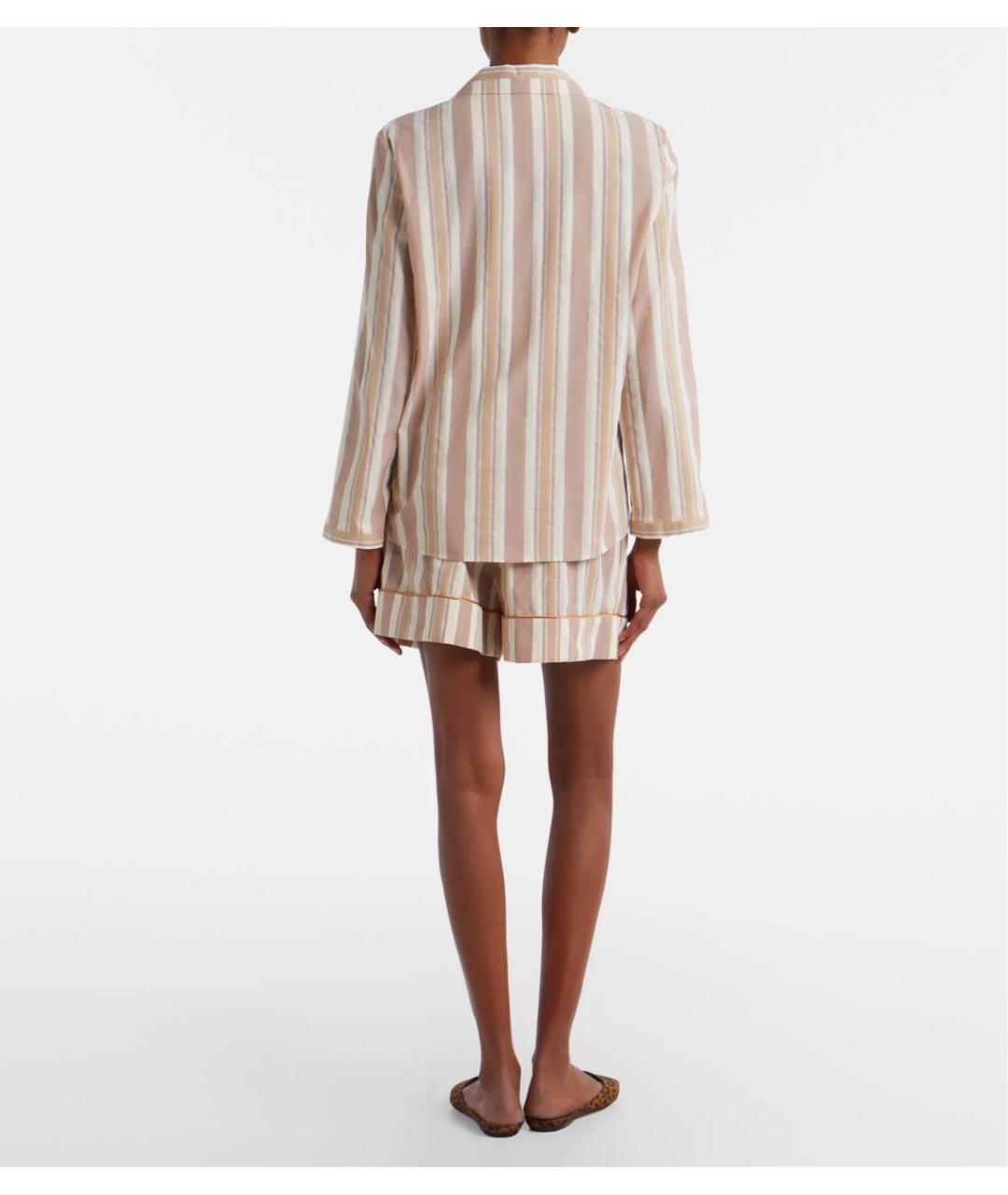 SAINT LAURENT Бежевая хлопковая рубашка, фото 5