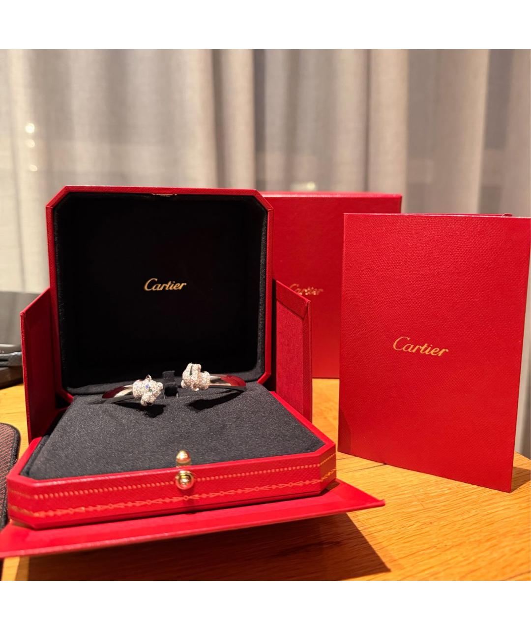 CARTIER Серебрянный браслет из белого золота, фото 5