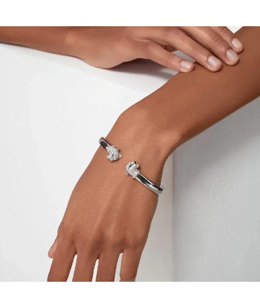 CARTIER Серебрянный браслет из белого золота, фото 2