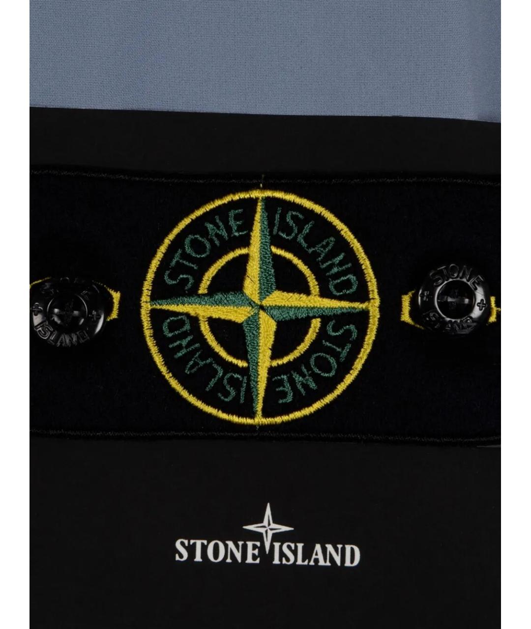 STONE ISLAND Синяя полиэстеровая куртка, фото 3