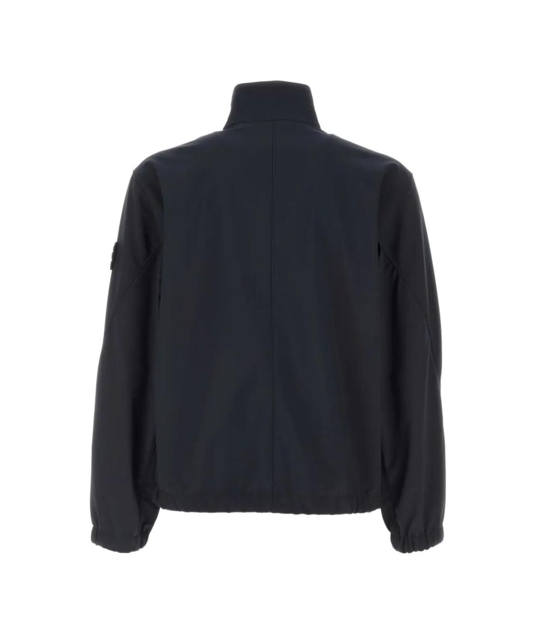 STONE ISLAND Синяя полиэстеровая куртка, фото 2