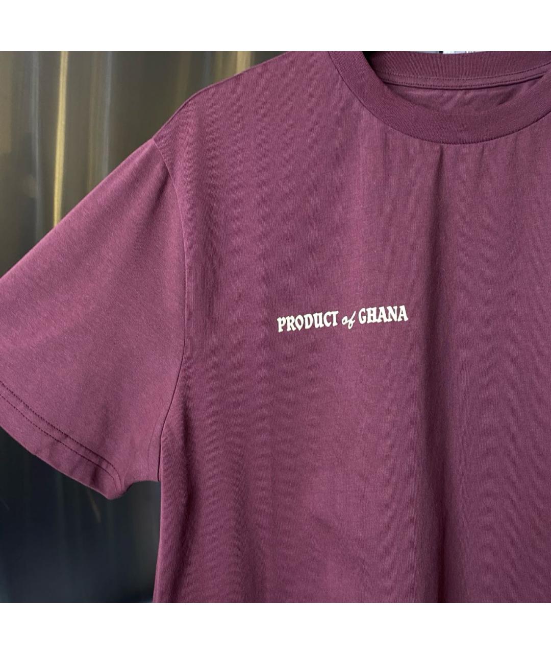 OFF-WHITE Коричневая хлопковая футболка, фото 7