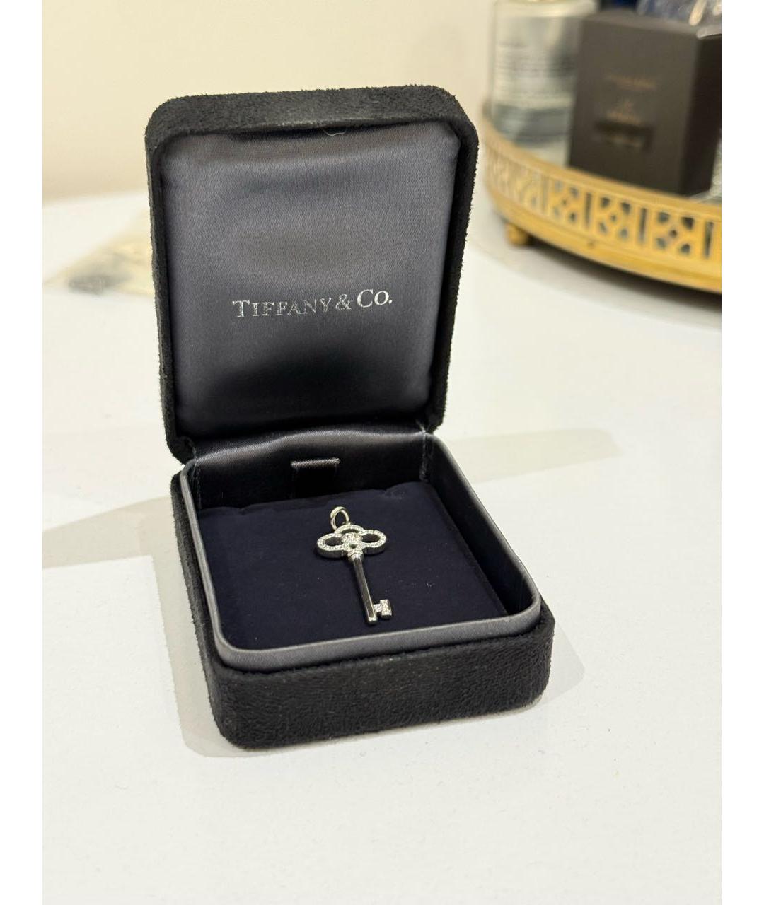 TIFFANY&CO Серебрянный кулон из белого золота, фото 3