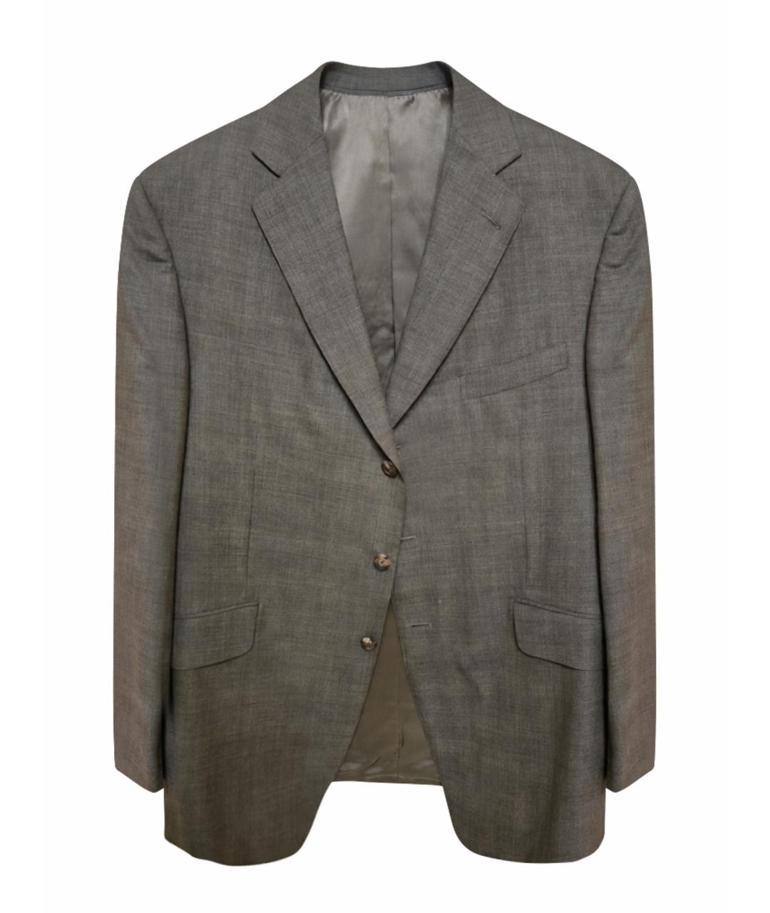 DUNHILL Коричневый классический костюм, фото 1