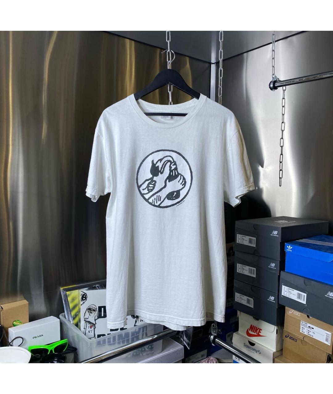 SUPREME Белая хлопковая футболка, фото 9