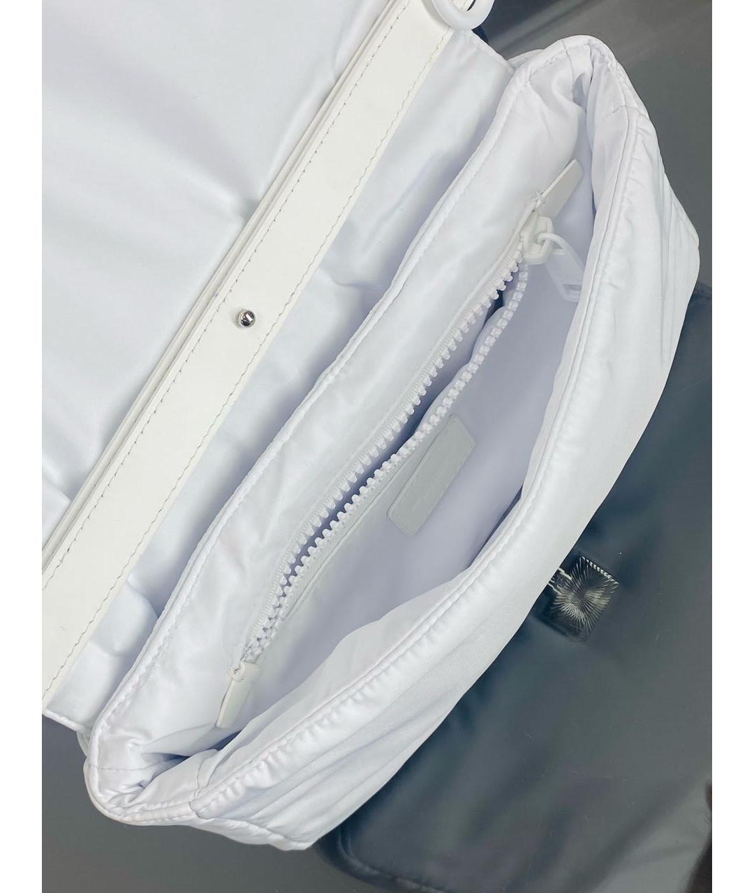 DOLCE&GABBANA Белая сумка с короткими ручками, фото 4