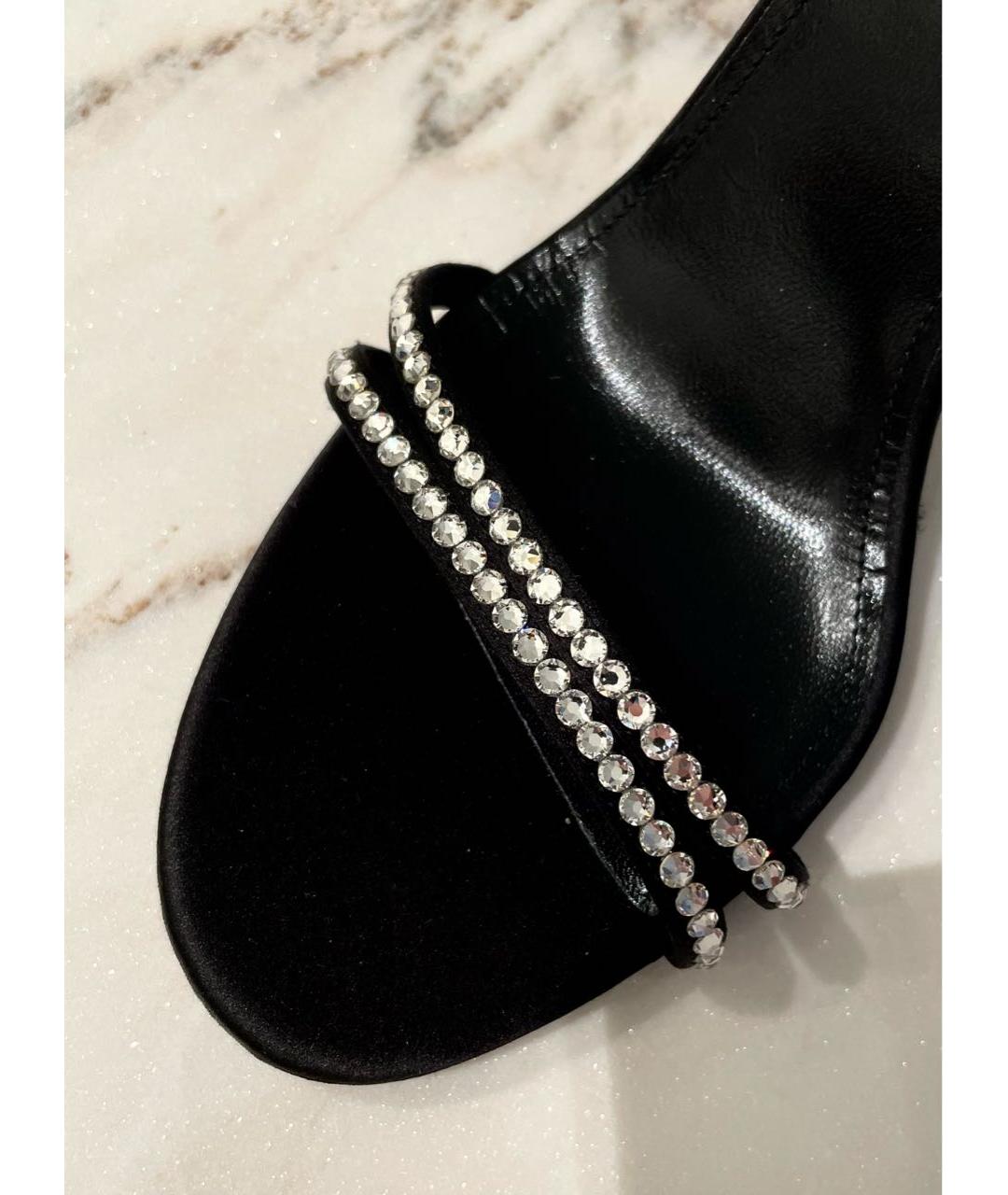 SAINT LAURENT Черные босоножки, фото 6