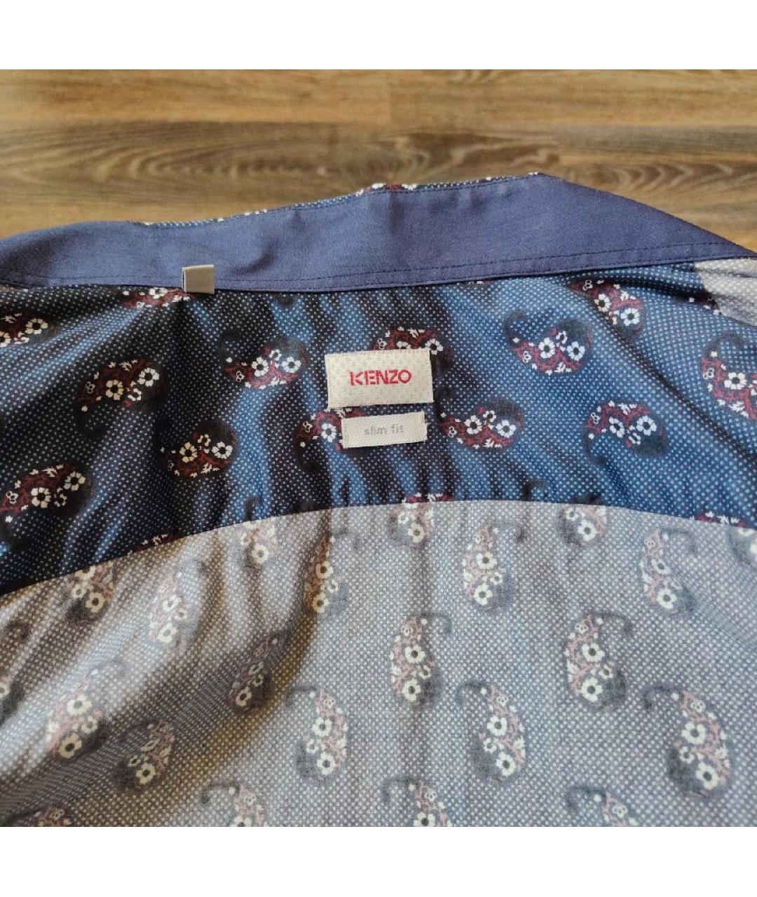 KENZO Хлопковая кэжуал рубашка, фото 3