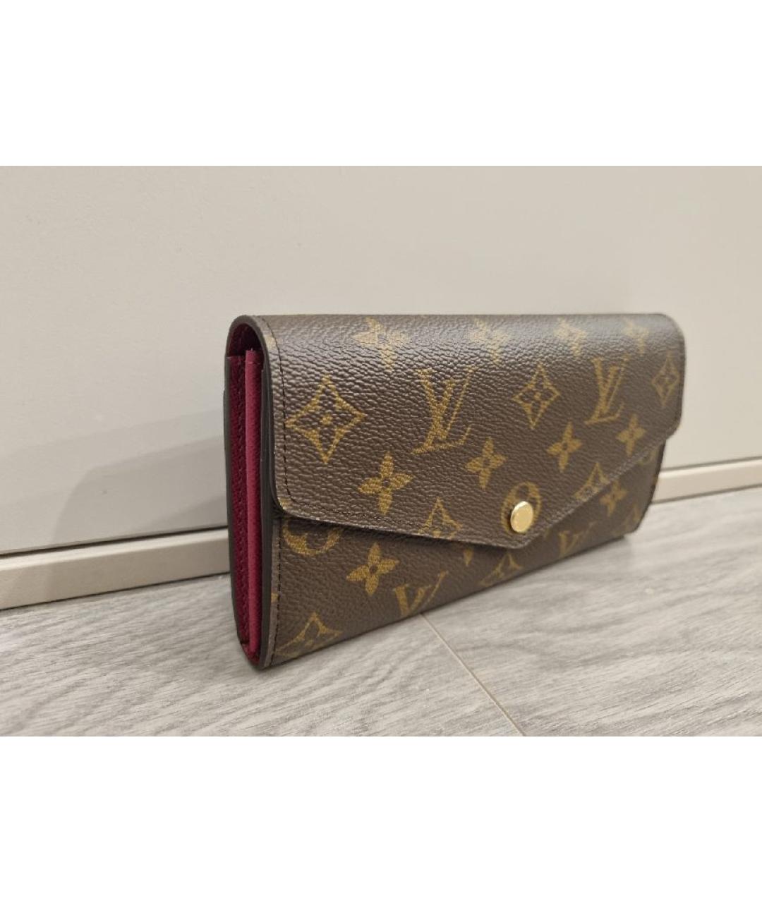 LOUIS VUITTON Коричневый кошелек, фото 2