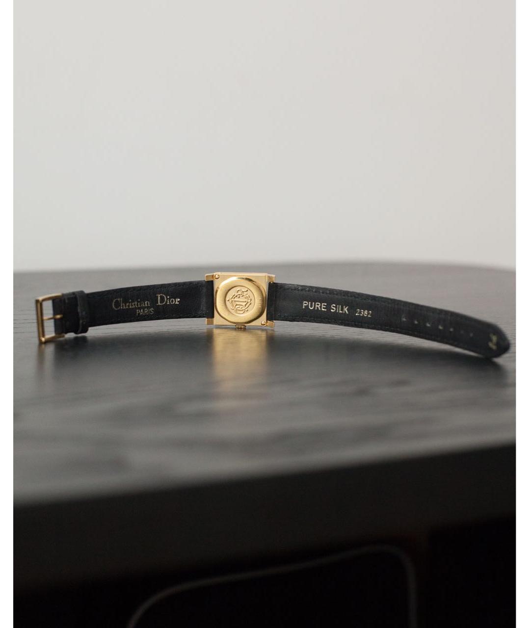 CHRISTIAN DIOR Золотые позолоченные часы, фото 7