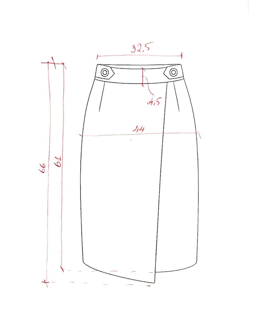 TRUSSARDI JEANS Черная полиэстеровая юбка миди, фото 7