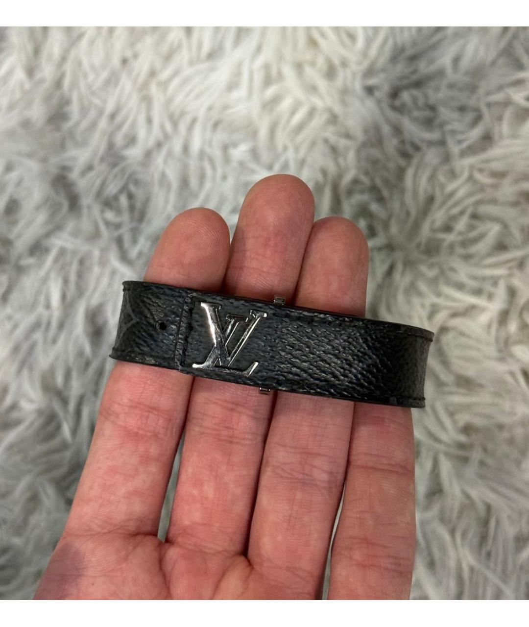 LOUIS VUITTON Черный браслет, фото 6