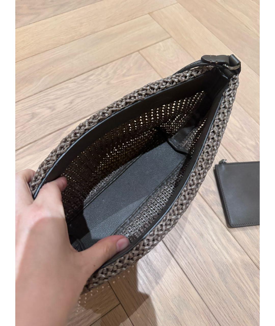 BRUNELLO CUCINELLI Коричневая сумка с короткими ручками, фото 6