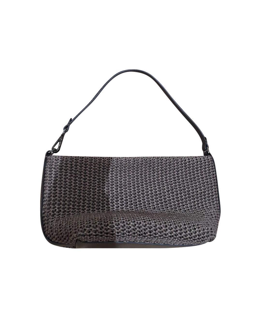 BRUNELLO CUCINELLI Коричневая сумка с короткими ручками, фото 1