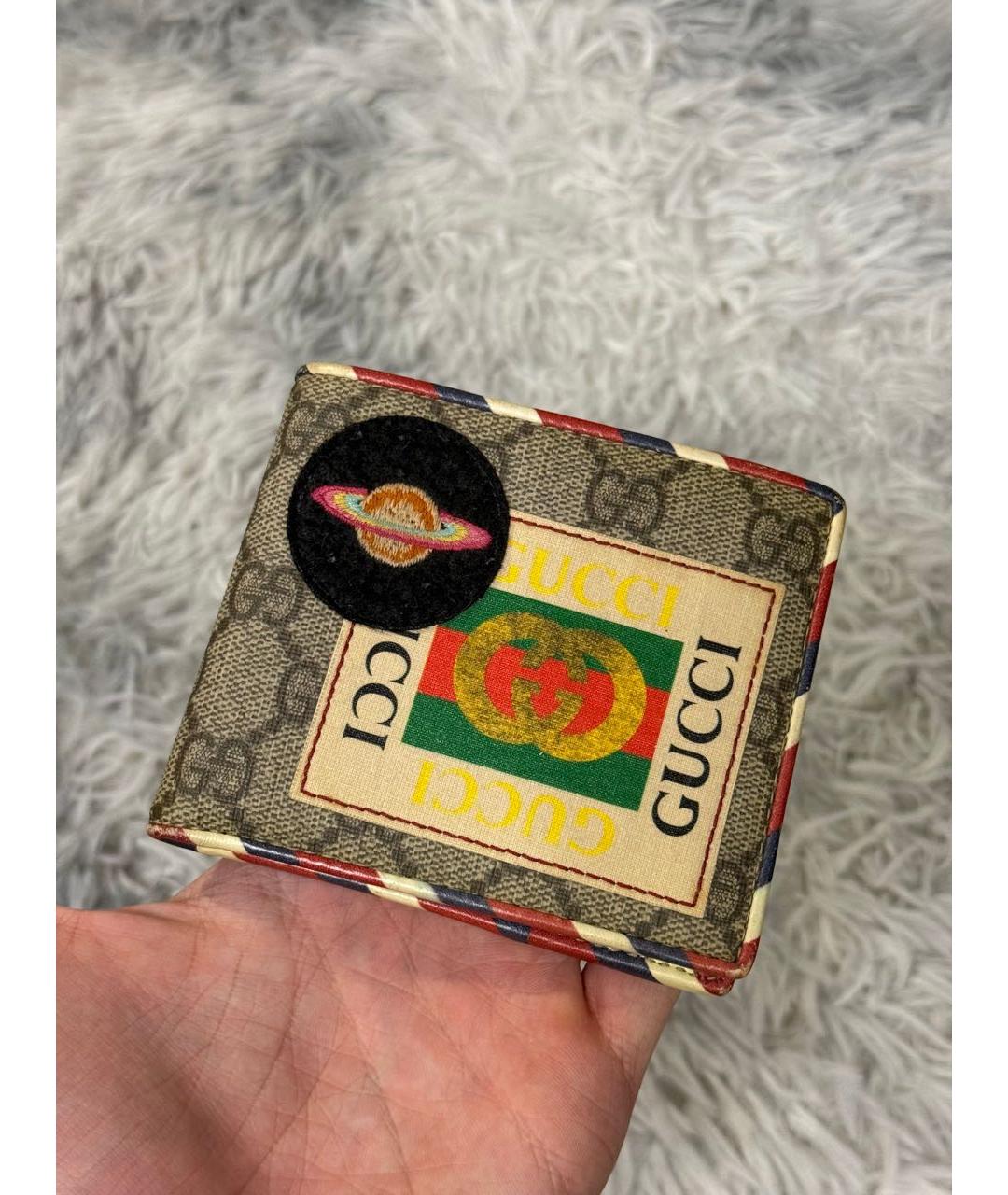 GUCCI Бежевый кошелек, фото 5