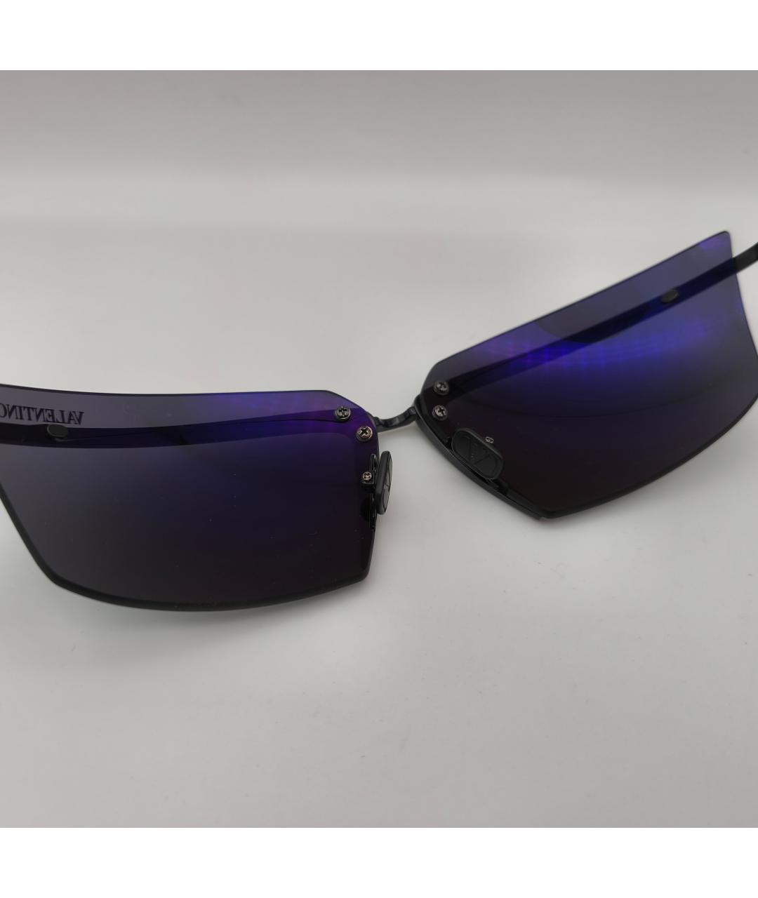 VALENTINO Черные солнцезащитные очки, фото 4