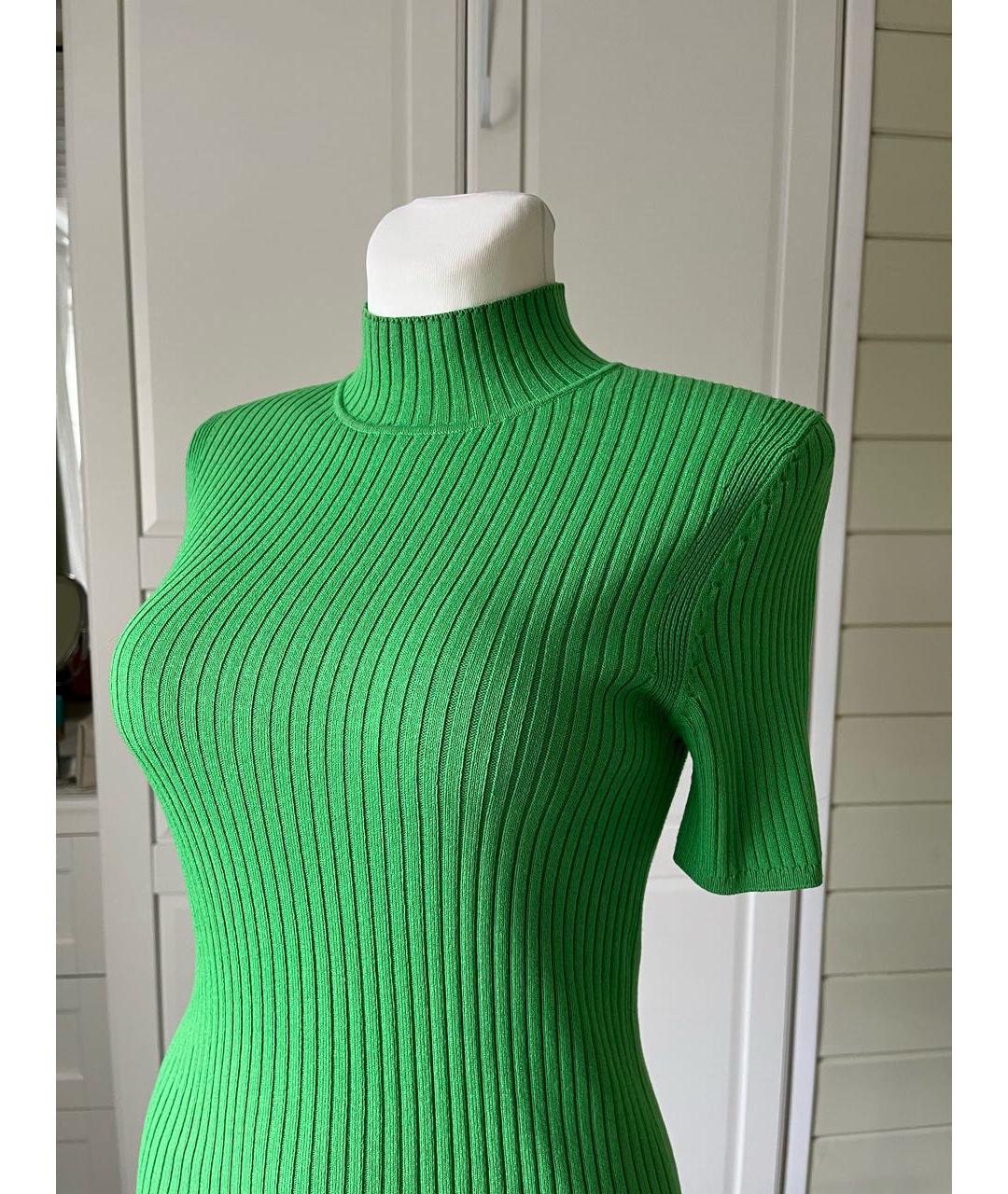 Tara Jarmon Зеленая вискозная водолазка, фото 2