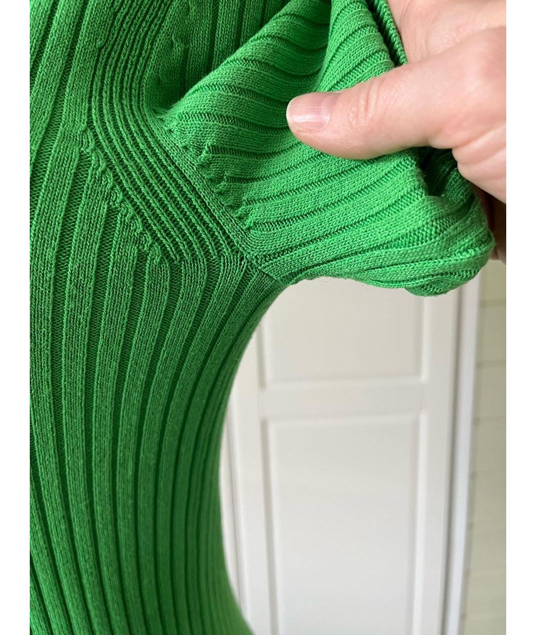 Tara Jarmon Зеленая вискозная водолазка, фото 7
