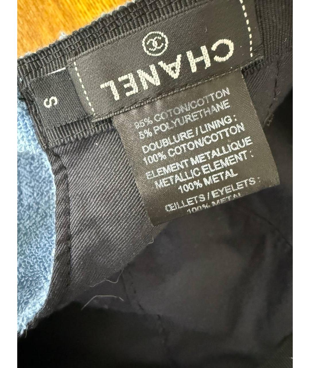 CHANEL Голубая кепка, фото 5