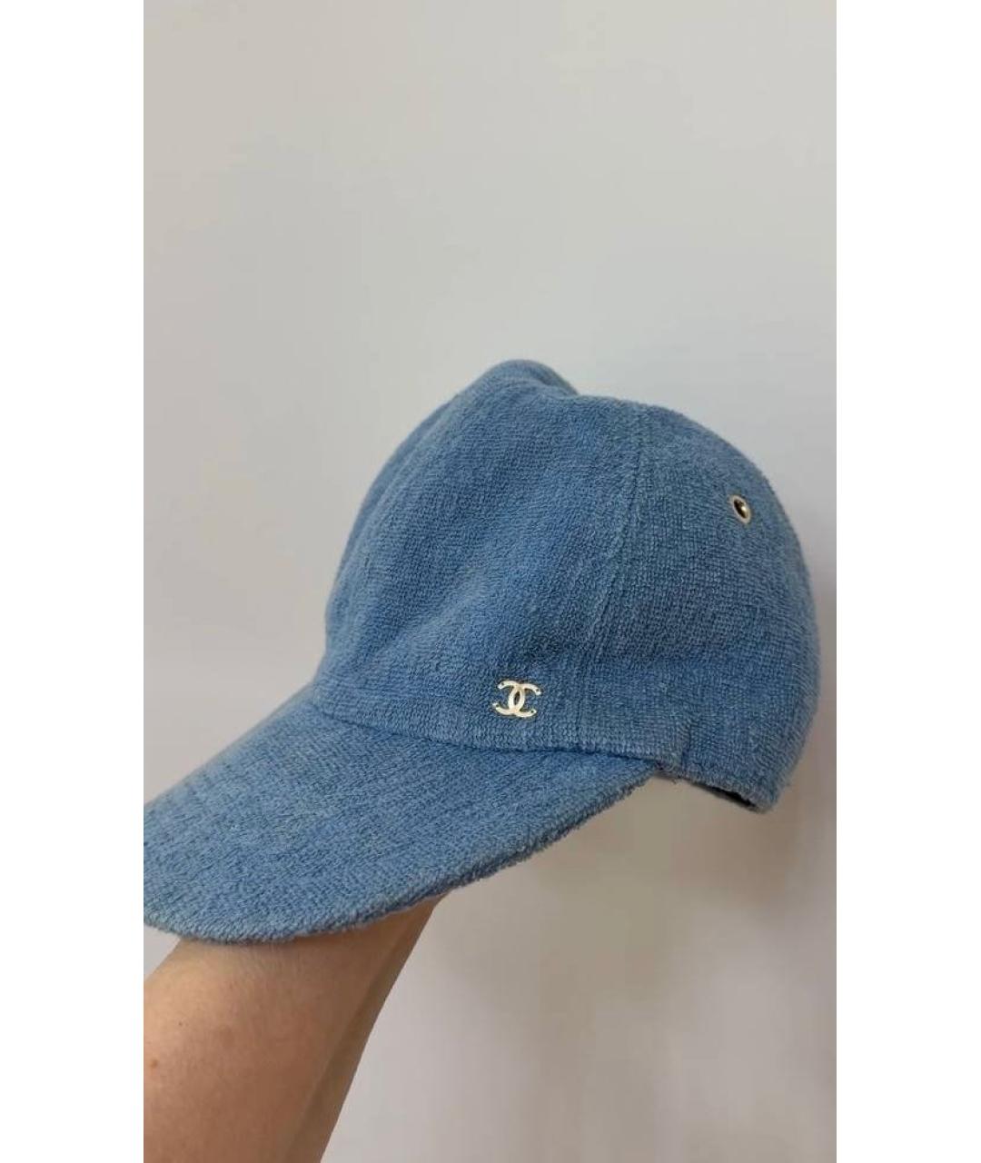 CHANEL Голубая кепка, фото 2