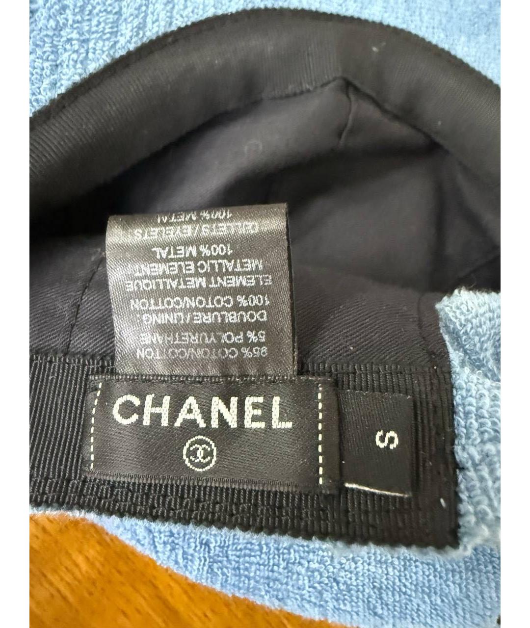 CHANEL Голубая кепка, фото 4