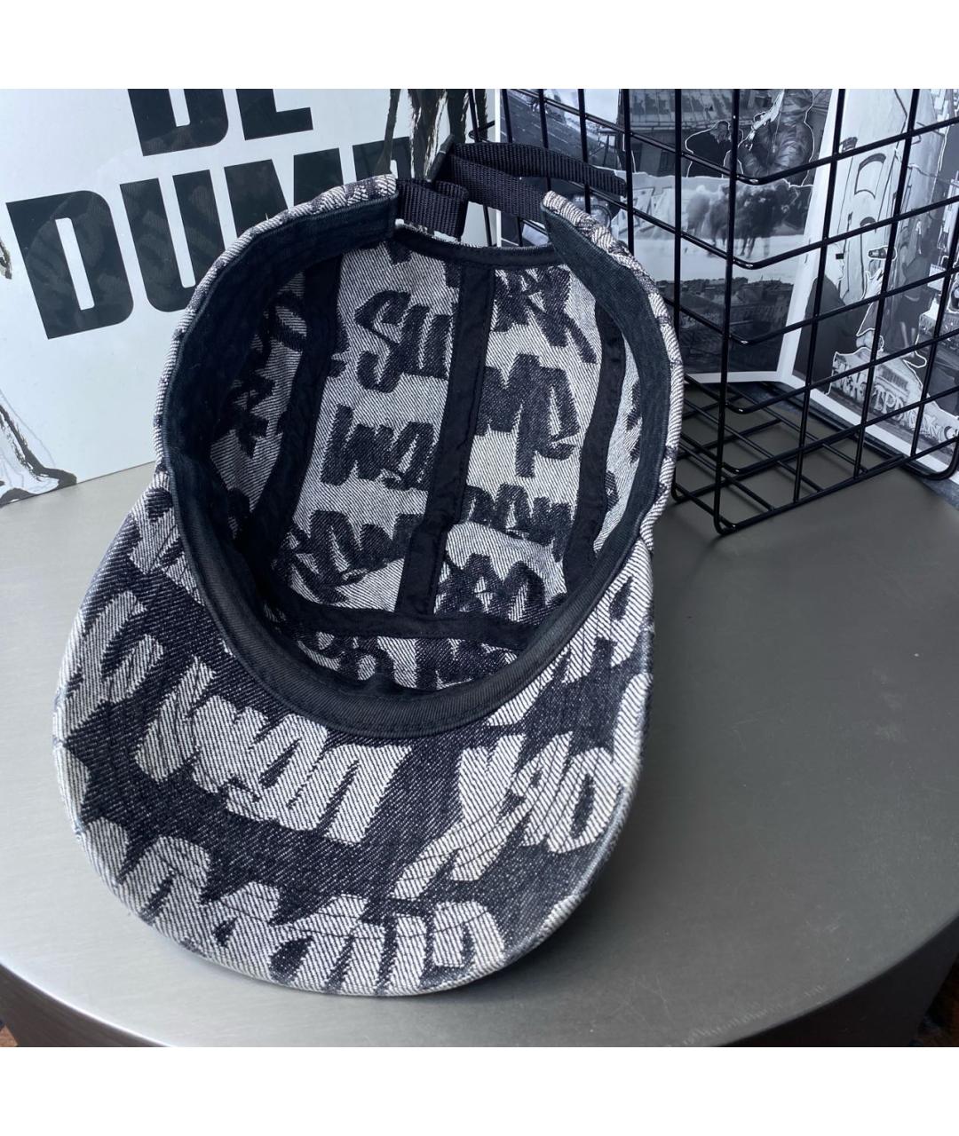 SUPREME Серая хлопковая кепка/бейсболка, фото 6