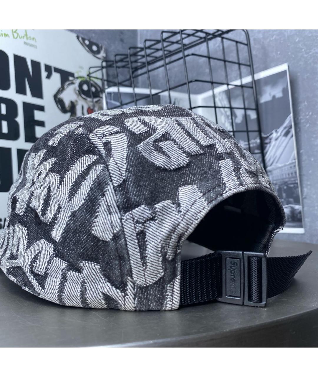 SUPREME Серая хлопковая кепка/бейсболка, фото 4