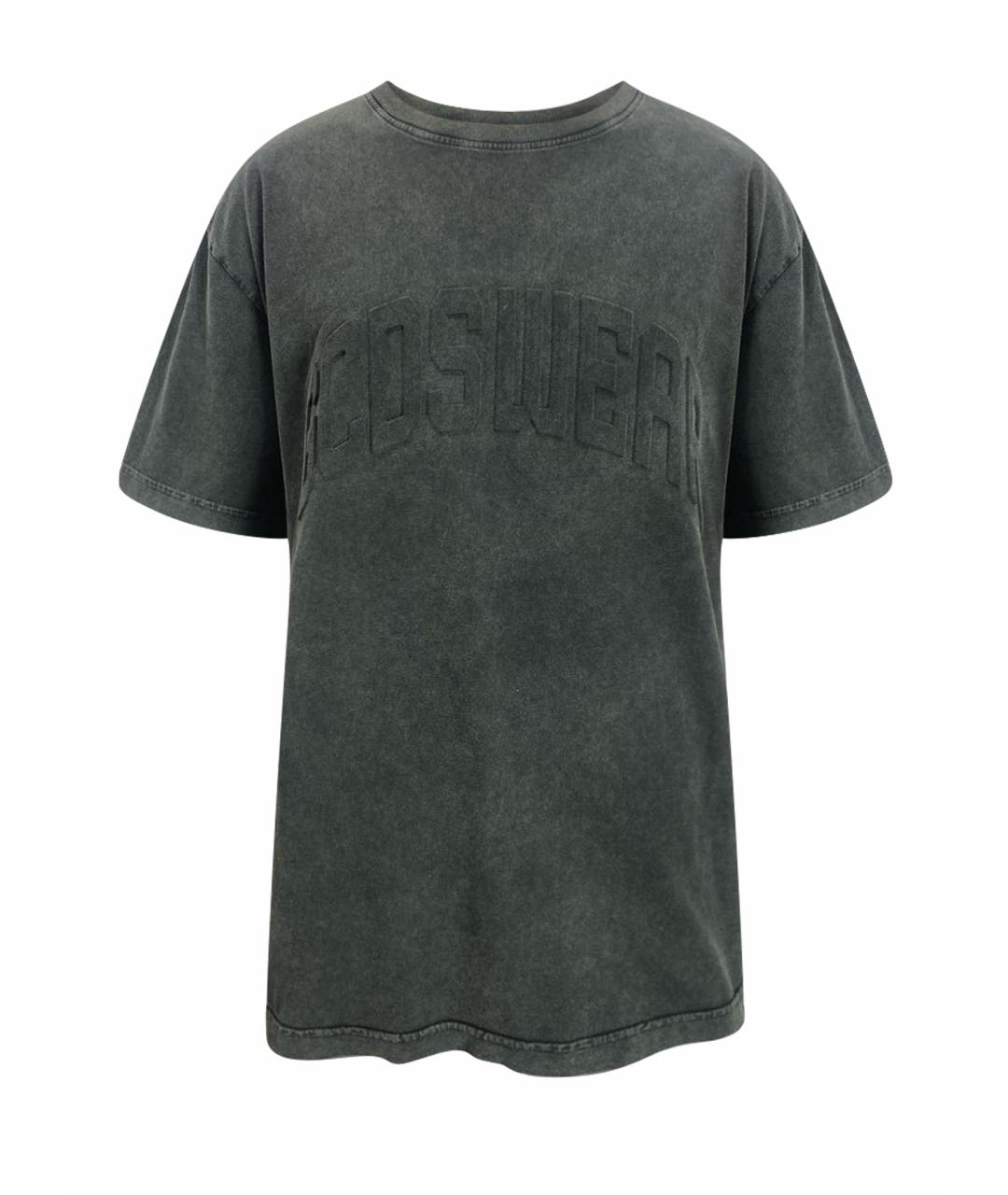 GCDS Серая хлопковая футболка, фото 9