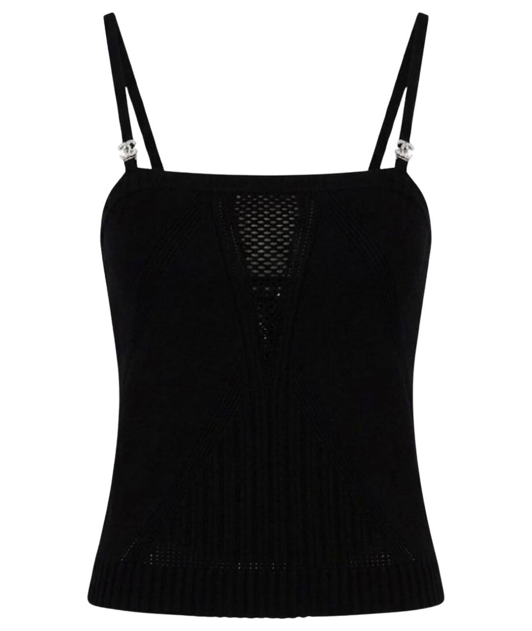 CHANEL Черная майка, фото 1