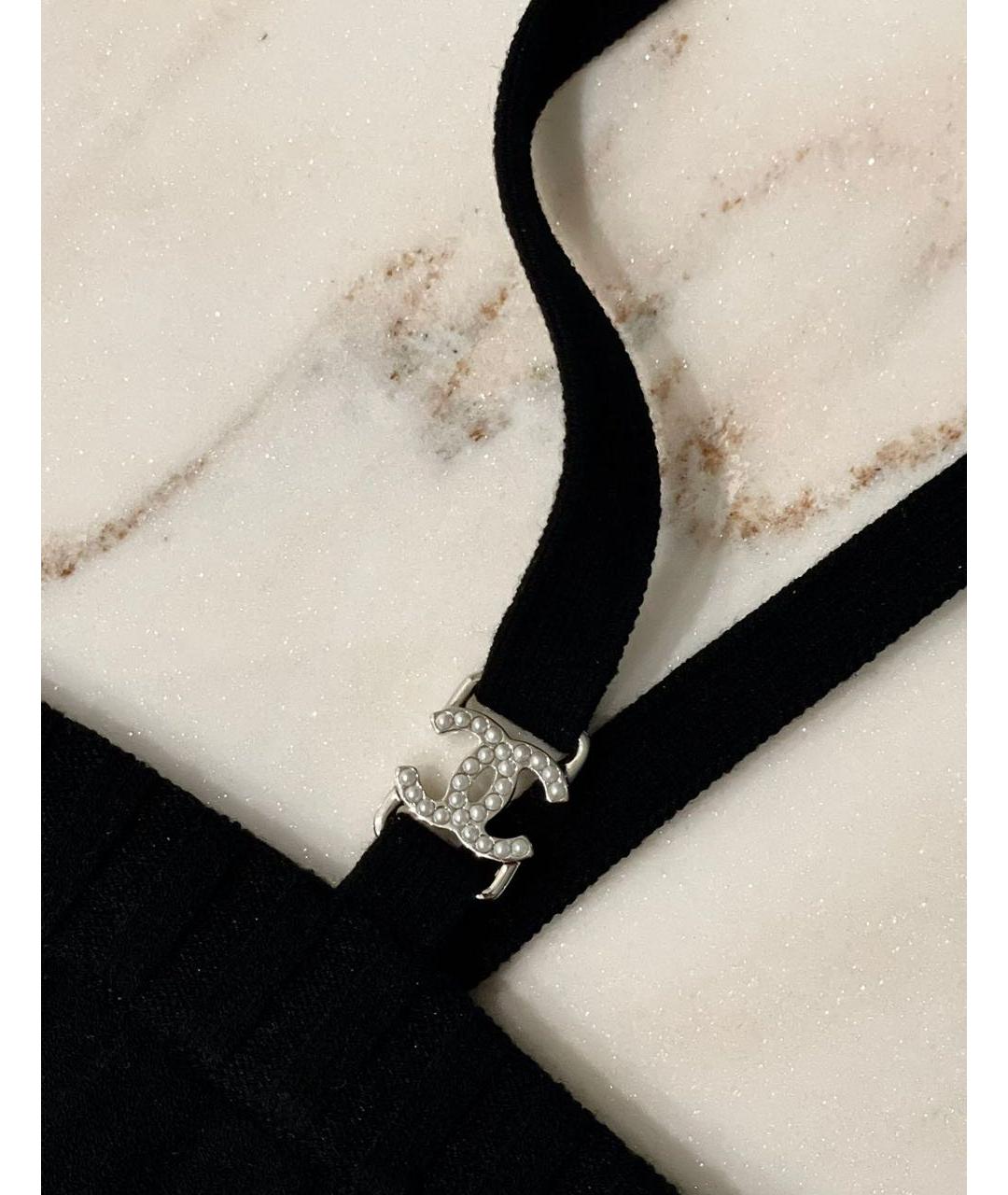 CHANEL Черная майка, фото 4