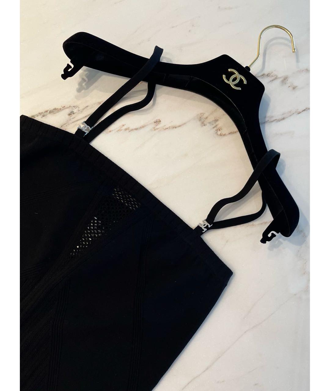 CHANEL Черная майка, фото 2