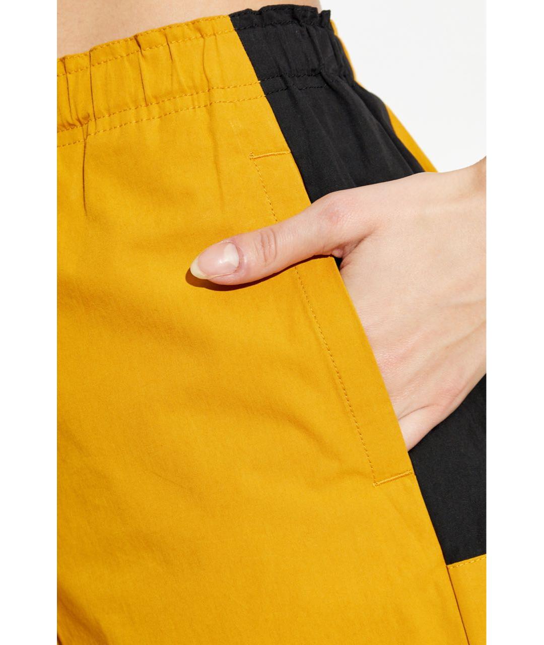 SAINT LAURENT Желтые хлопковые шорты, фото 8