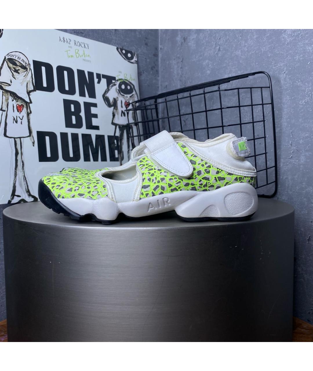 NIKE Зеленые синтетические сандалии, фото 2