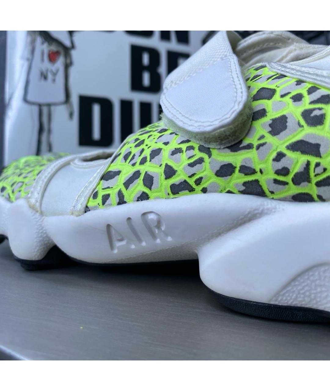 NIKE Зеленые синтетические сандалии, фото 6