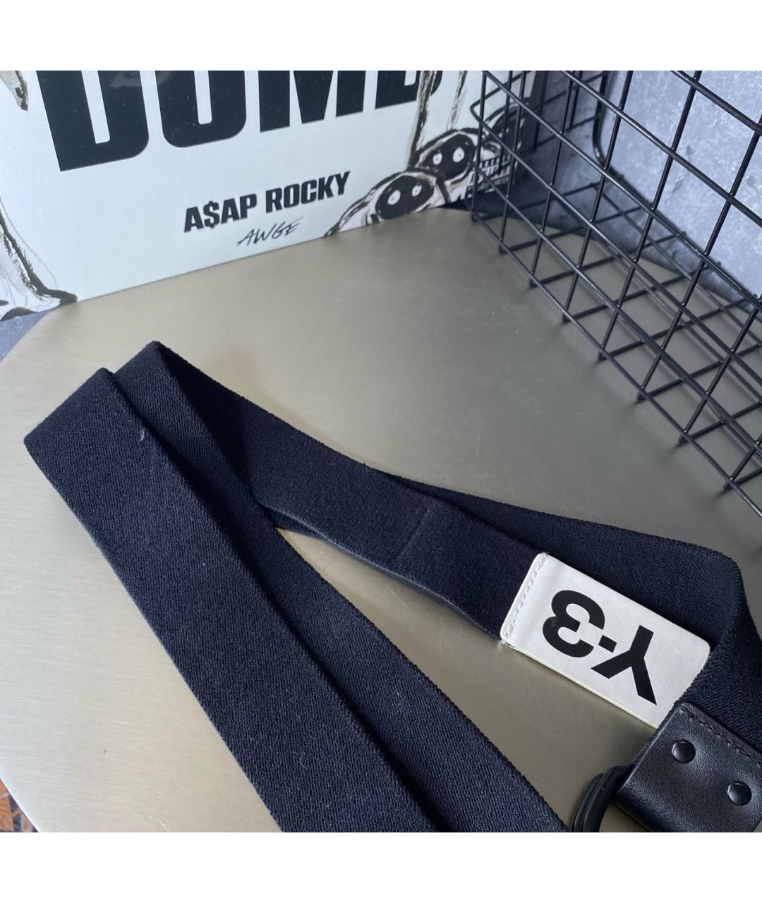 Y-3 Черный ремень, фото 6