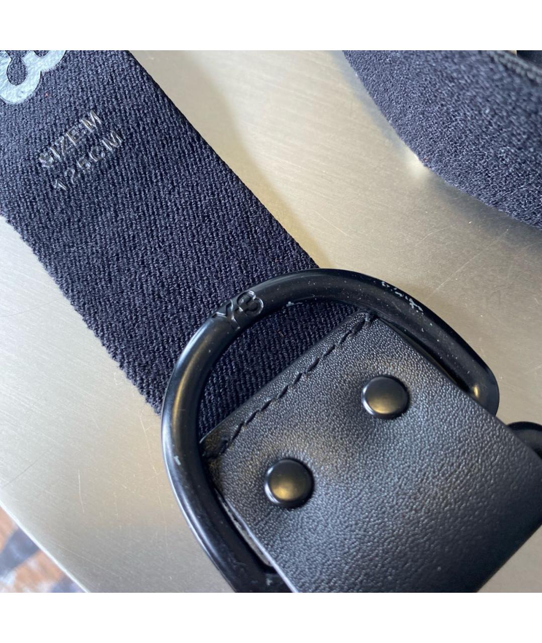 Y-3 Черный ремень, фото 5