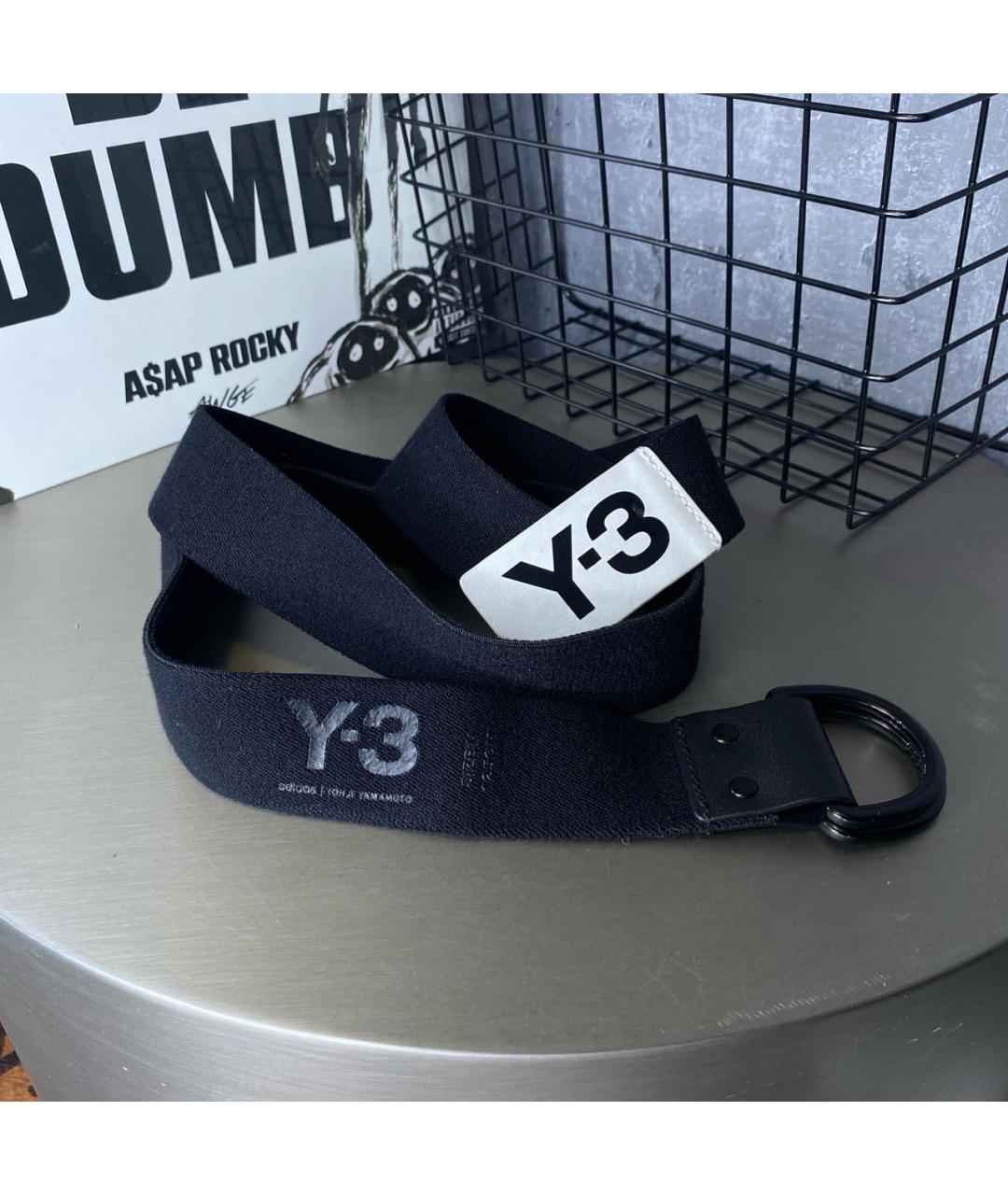 Y-3 Черный ремень, фото 7