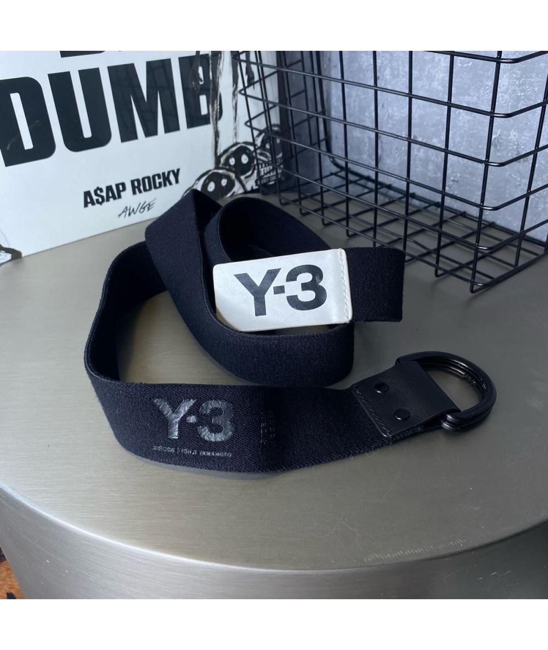 Y-3 Черный ремень, фото 2