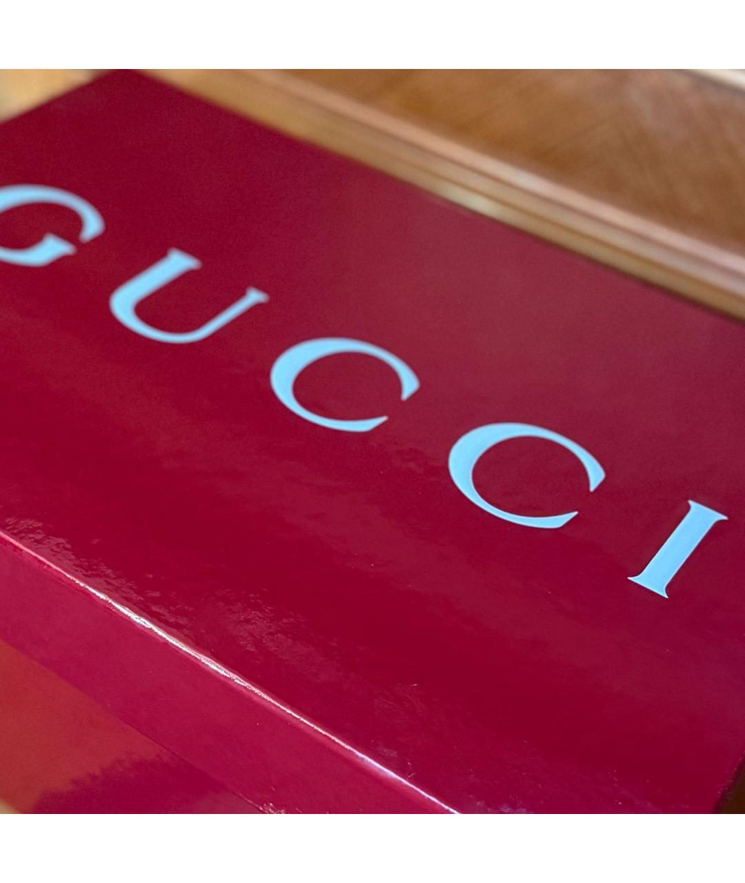 GUCCI Бежевые низкие кроссовки / кеды, фото 5