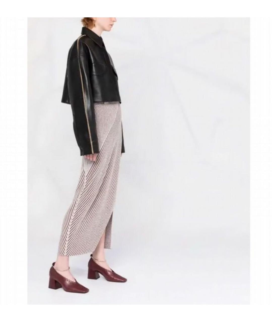 NANUSHKA Черная кожаная куртка, фото 7